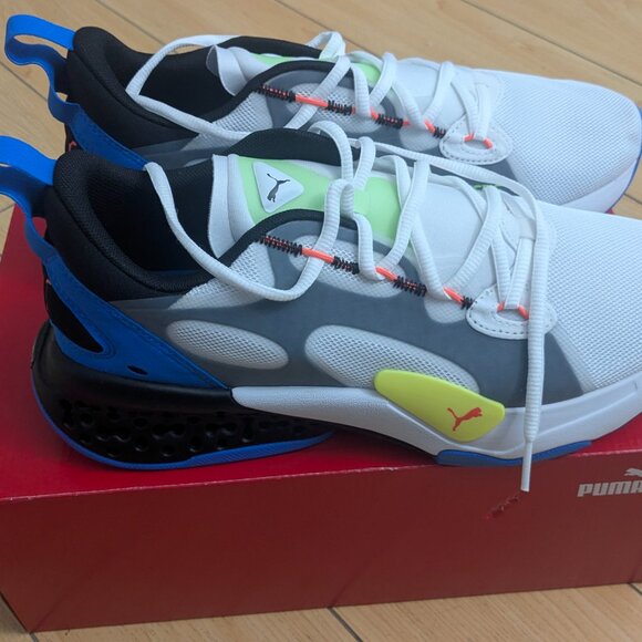 Puma Xetic Halflife Running Mens White-Blue Men's Size 9.5 - Picture 4 of 7